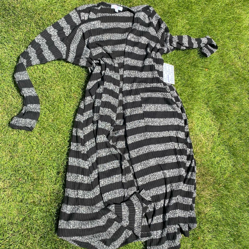 L Sarah NWT long cardigan duster LLR